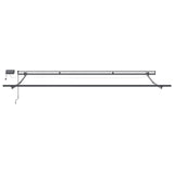 Retractable Awning Beige 450 x 350 cm Fabric and Aluminium 3331134