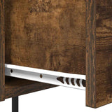 Bedside Cabinet Smoked Oak 42 x 41 x 56 cm Engineered Wood 859424