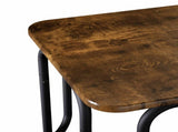 Coffee Table Smoked Oak 100 x 50 x 45 cm Engineered Wood 8007726