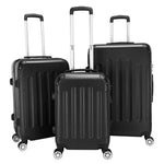 ZNTS 3 Pcs Suitcase Lightweight ABS Carry-on Hand Luggage 4 Spinner Wheels Trolley Case 40845860