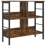 Bookshelf Smoked Oak 82 x 32 x 79 cm Engineered Wood 883996