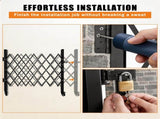 Foldable Security Gate, Expandable Safety Barrier with 360&deg Swivel Casters Lockable Design, 30835775