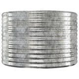 Garden Raised Bed Galvanised Steel 249x100x68 cm Silver 319067