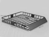 Roof luggage rack basket tray 67106901