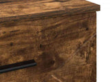 Bedside Cabinet Smoked oak 38 x 38 x 66 cm Engineered wood 883379