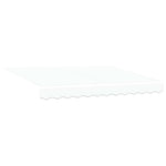 Retractable Awning Manual White 300 x 250 cm Fabric 3330074