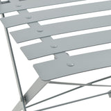 3 Piece Bistro Set Steel Grey 44355