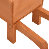 Wheelbarrow Planters 2 pcs 47x15x19 cm Solid Wood Fir 364228