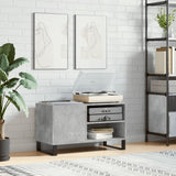 Record Cabinet Concrete Grey 85x38x48 cm Engineered Wood 831712