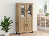 Highboard 2 pcs Artisan Oak Engineered Wood 3415870