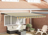 Awning Frame Green and Yellow 300 x 250 cm 3330175