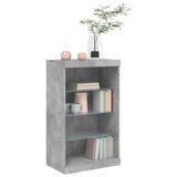 Sideboard with LED Lights Concrete Grey 60.5x37x100 cm 836710