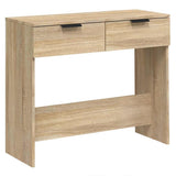 Console Table Sonoma Oak 90x36x75 cm Engineered Wood 811334