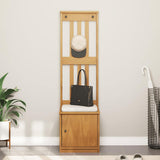 Hall Tree SANDNES 45x40x159.5 cm Solid Wood Pine 4010484
