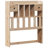 Bookcase Bed without Mattress 75x190 cm Small Single Solid Wood Pine 3322780
