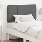Upholstered Headboard with Headboard White and Light Grey 90 cm 880147