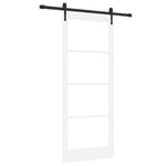Sliding Door Manual ORKDAL White 86 x 211 cm Wood and metal 3332454