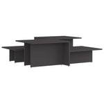 Coffee Tables 2 pcs Grey 111.5x50x33 cm Engineered Wood 805566