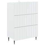 Drawer Cabinet White 66 x 34.5 x 92 cm Engineered Wood 894375