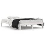 Bed Frame without Mattress White 135x190cm Double 810341