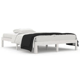 Bed Frame without Mattress White 135x190cm Double 810341