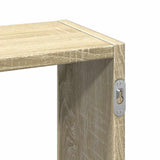 Wall Shelf Sonoma Oak 159x18x66 cm Engineered Wood 853301