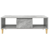 Coffee Table Concrete Grey 102 x 55 x 35 cm Engineered Wood 876192