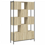 ZNTS Bookcase Sonoma Oak 102x28x172 cm Engineered Wood 3213658