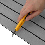 Boat Mat Striped Light Grey with Black 240 x 90 x 0.5 cm EVA 42008461