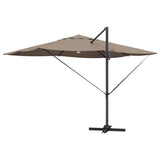 Umbrella Taupe 351 x 250 x 253 cm Polyester and Aluminium 42003362