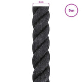 Jute Rope 400 mm 5 m Black 100% Tossa jute 42011639