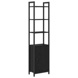 Book Cabinet Black Oak 40 x 24 x 161 cm Engineered Wood 883850