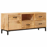 TV Stands with Drawer Brown 110 x 30 x46 cm Solid Mango Wood 4104604