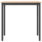 Bar Table Natural 110 x 55 x 105 cm Solid Pine Wood 892803