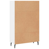 Highboard White 69.5x31x115 cm Engineered Wood 830340