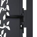 Garden Gate Anthracite 105x130 cm Steel Tree Design 153156