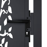 Garden Gate Anthracite 100x150 cm Steel Tree Design 153157