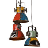 Hanging Lamp 25 W Multicolour 30x30x100 cm E27 371859
