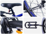 Kids Bike 20 Inches for 6-11 Years Old Blue Black 42009343
