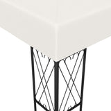 Gazebo 3x3 m Cream Fabric 48005