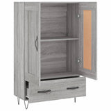 Highboard Grey Sonoma 69.5x31x115 cm Engineered Wood 830322