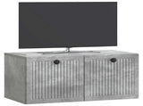 Wall-Mounted TV Cabinet Concrete Grey 59.5 x 31 x 30 cm 898028