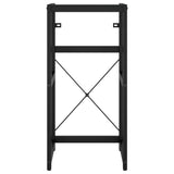 Bathroom Washbasin Frame Black 40x38x83 cm Iron 338499