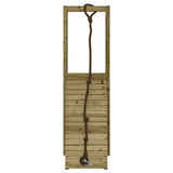 Playhouse with Climbing Wall Impregnated Wood Pine 3155947