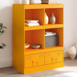 Highboard Mustard Yellow 67x39x95 cm Steel 841802
