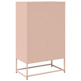Highboard Pink 68x39x111.5 cm Steel 853363