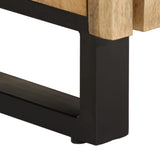 Sideboard 60x34x75 cm Solid Wood Rough Mango 377446