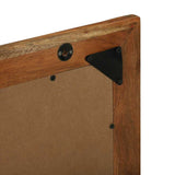 Bathroom Mirror Brown 50 x 22 x 70 cm Solid Acacia Wood 4016738