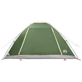 Camping Tent with Roof Green 6-Person Polyester and Steel 42028652