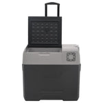 Cool Box with Wheel and Adapter Black&Grey 30 L Polypropylene 3154649